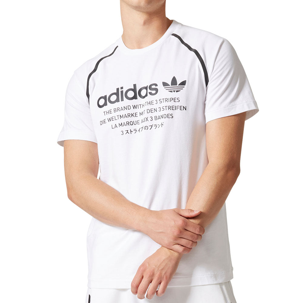 Adidas shops t shirt 3 streifen