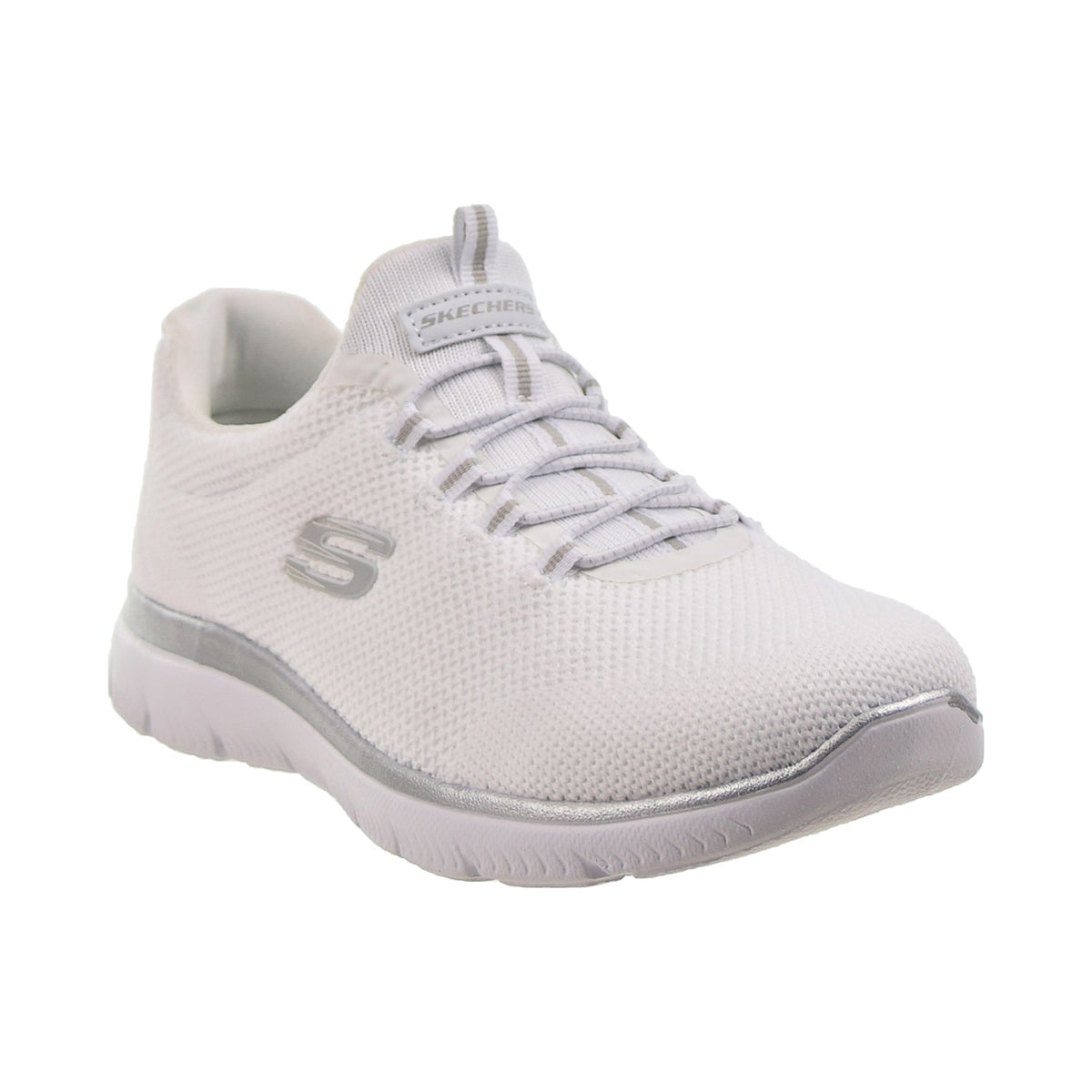 Skechers Sport Womens Shoes Size 9.5 90's Y2k Style White Low Top 2250EW