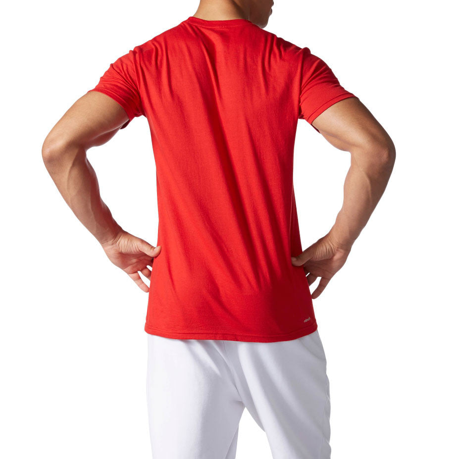 Adidas Originals Chicago Training Plaza Scarlet/White T-Shirt Sports Men\'s – NY