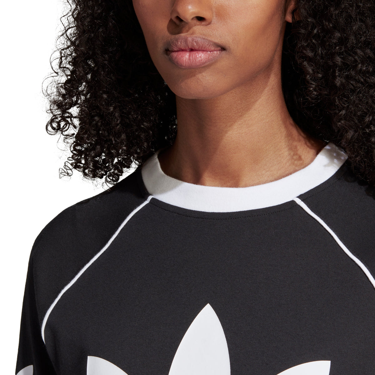 OG Adidas NY – Black Women\'s Originals Longsleeve Sports Plaza Tee
