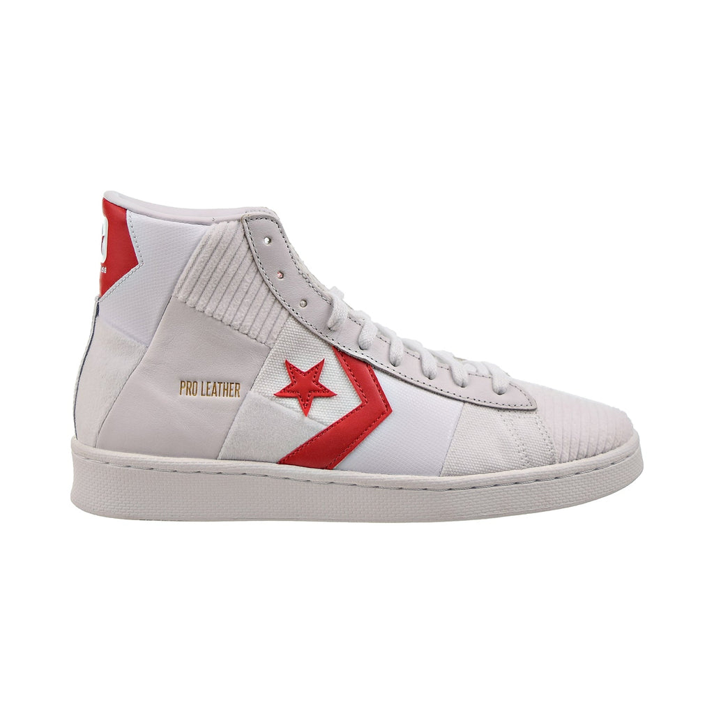 Converse Pro Leather Hi Men's Shoes White-University Red