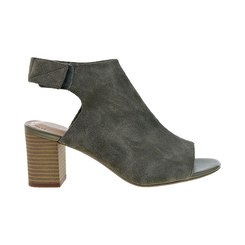 Clarks Deva Bell (Wide) Women's Heeled Sandal Olive