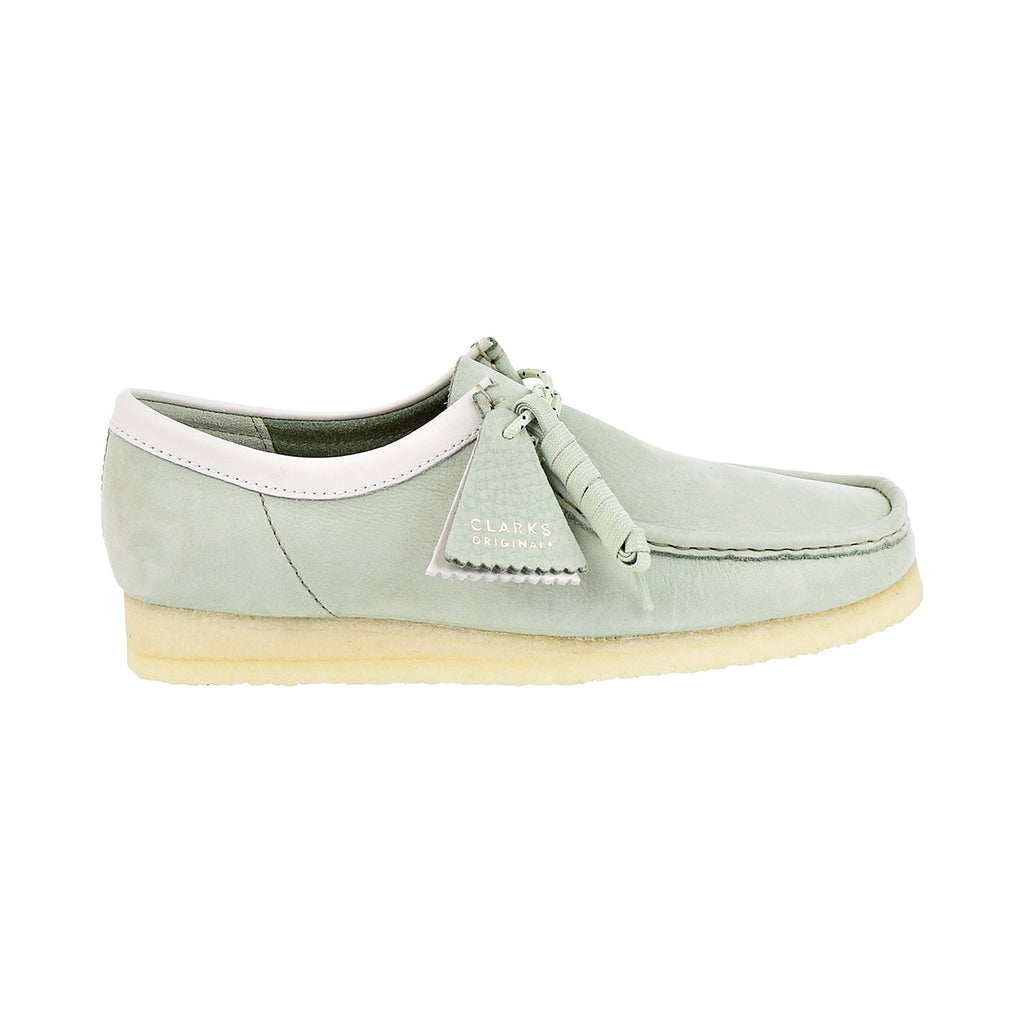 Clarks Wallabee Men's Shoes Pale Green