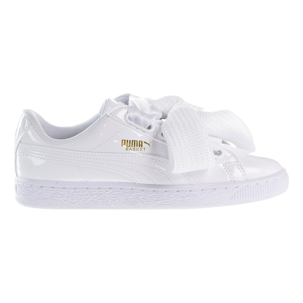 Puma Basket Heart Patent Women s Sneakers Puma White Sports Plaza NY