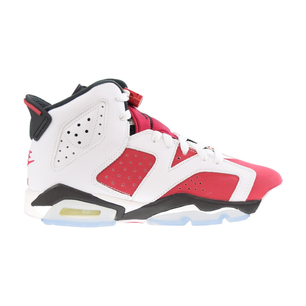 Jordan Retro 6 (GS) Big Kids' Shoes White-Black-Carmine