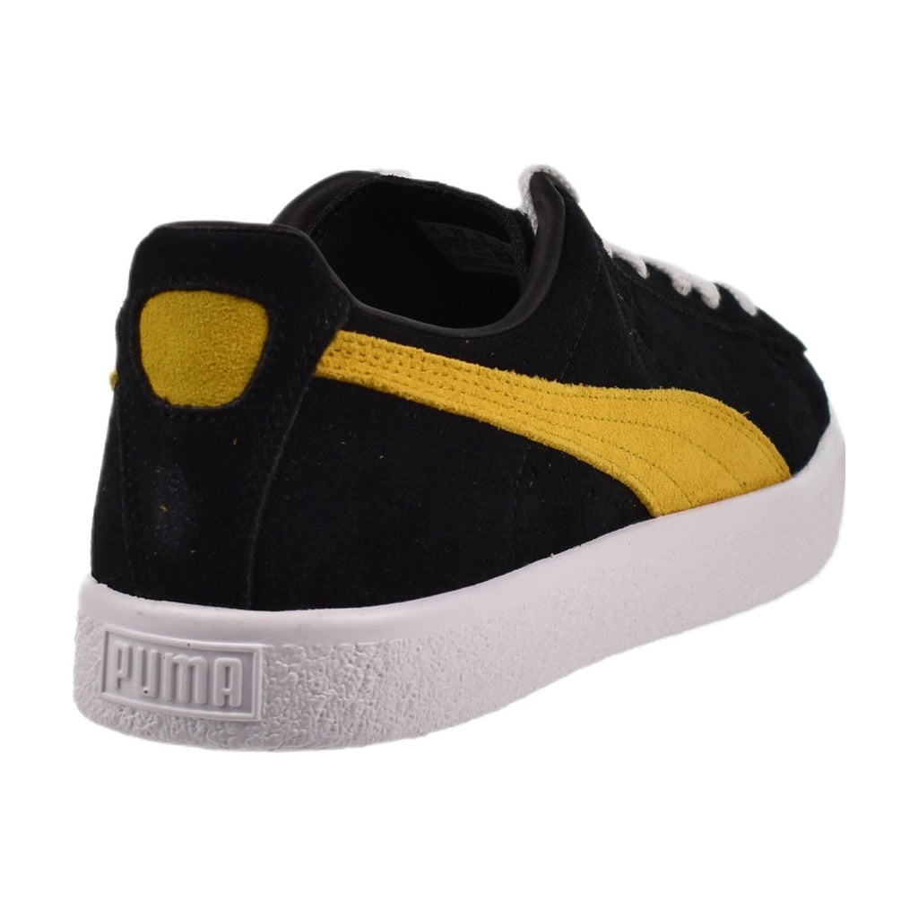 Puma clyde yellow black best sale