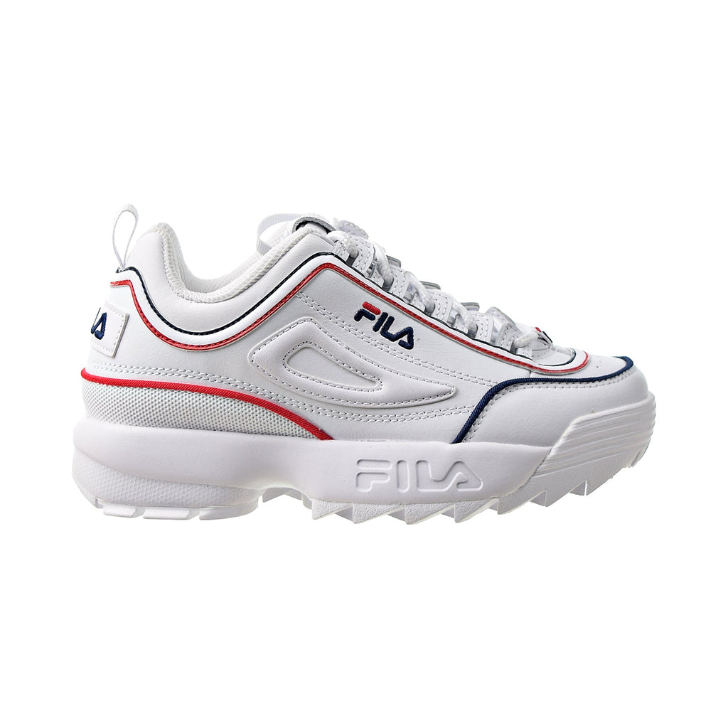 Shops fila shoes white kids