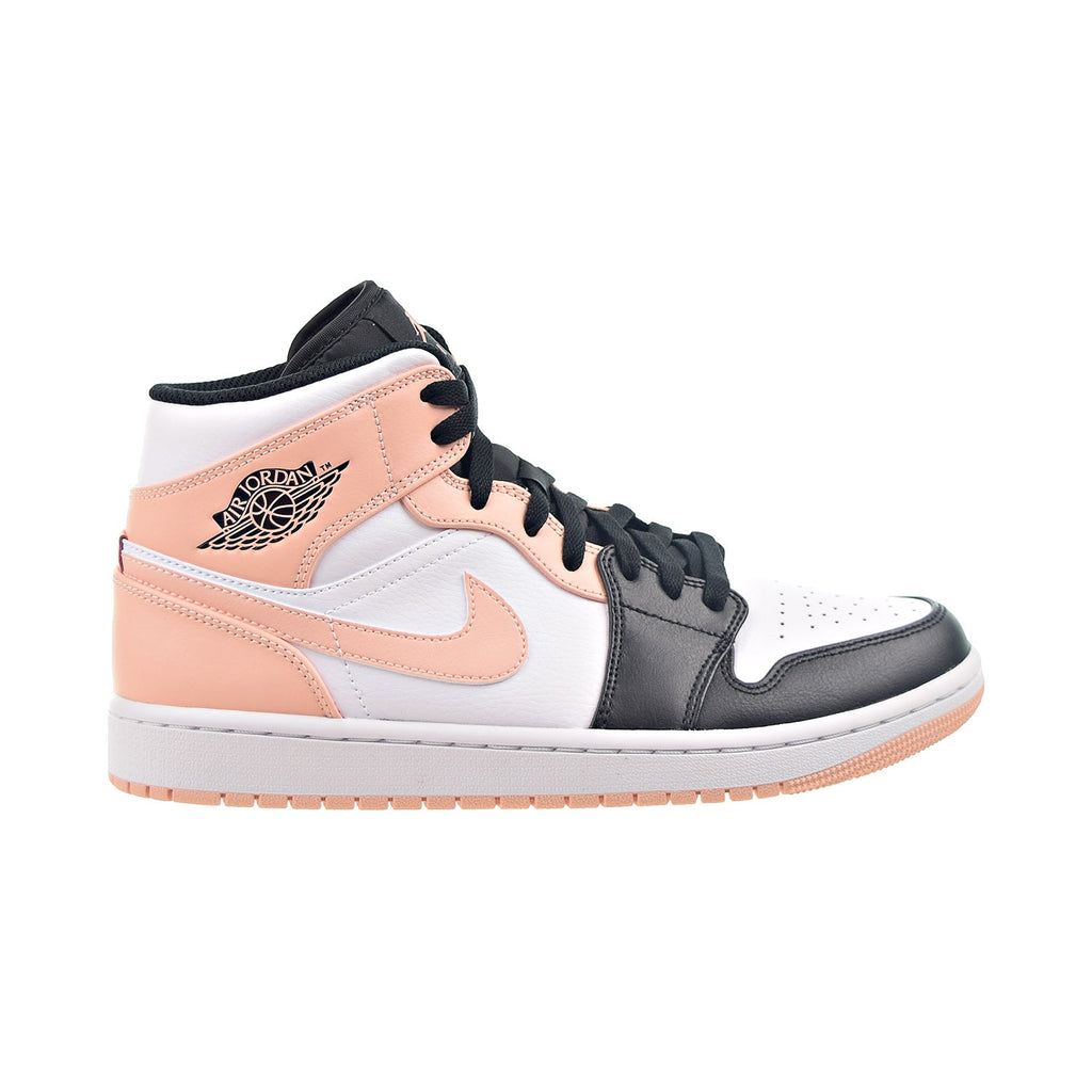 Air Jordan 1 Mid "Crimson Tint" Men's Shoes White-Arctic Orange-Black