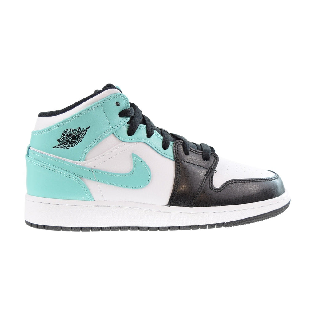 Jordan 1 Mid (GS) Big Kids' Shoes White-Tropical Twist-Black