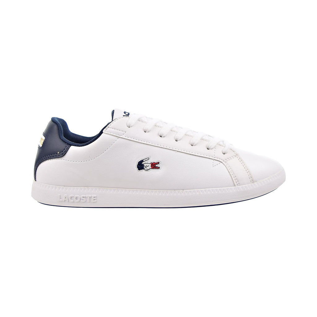 Lacoste Graduate TRI1 SMA Men's Shoes White-Navy-Red