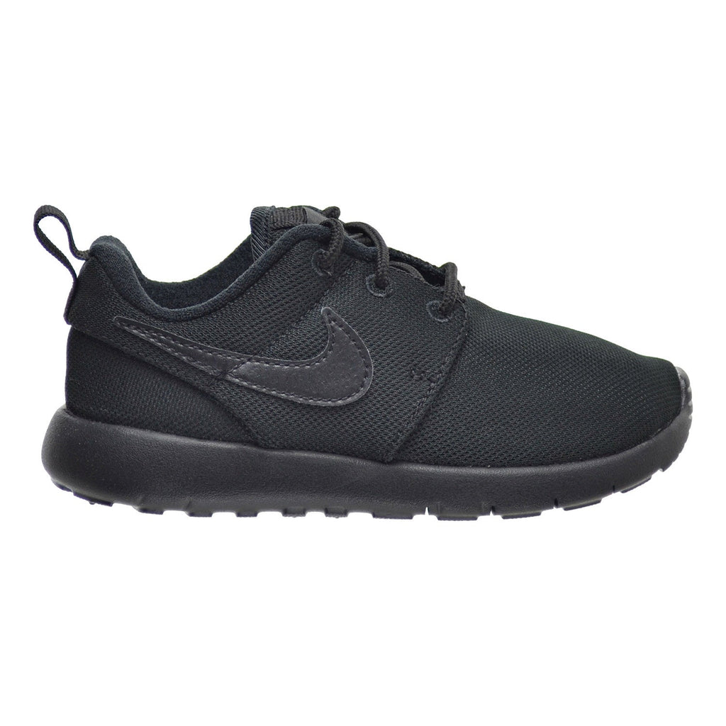 Nike roshes black on black best sale