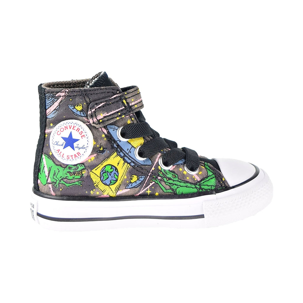 Converse Chuck Taylor AS Dinoverse Dinosaur 1V Hi Toddler Shoes Mason Taupe