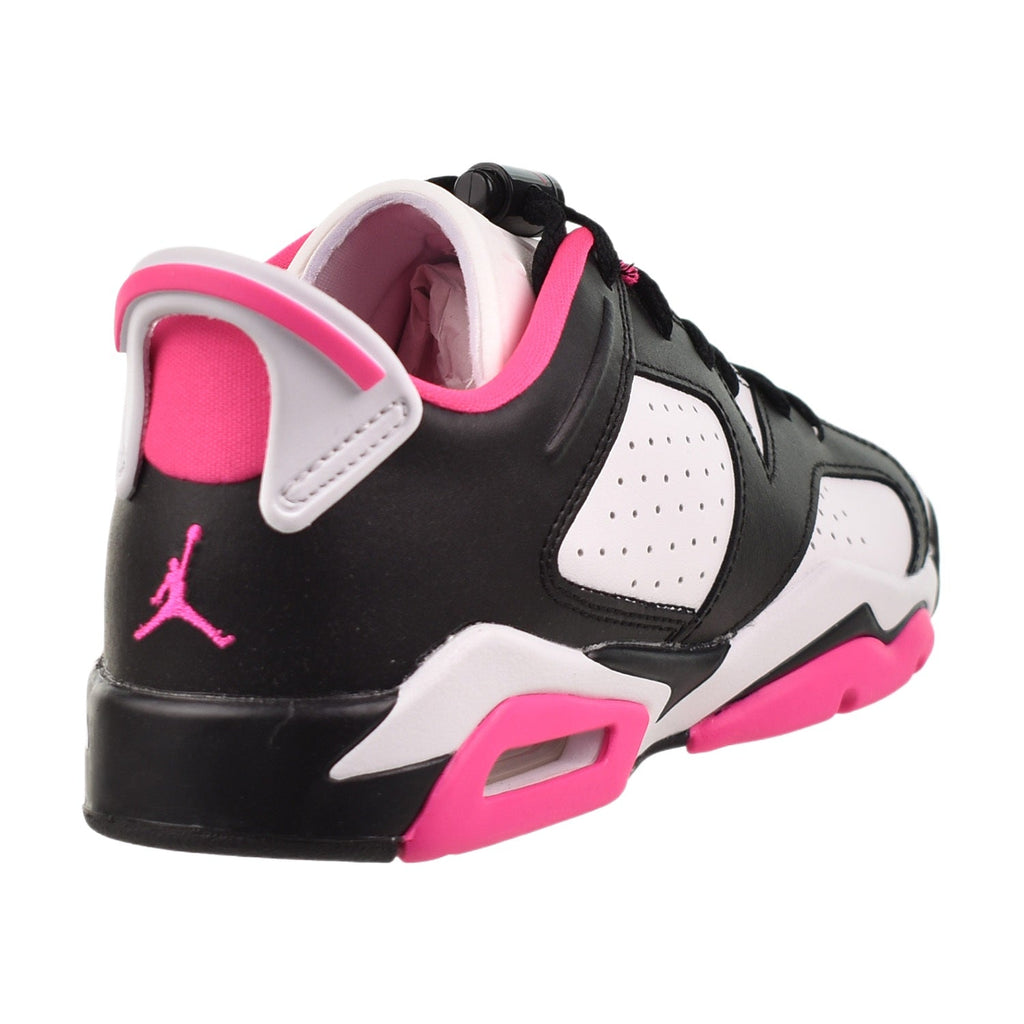 Air Jordan 6 Retro Low GS Big Kids Shoes Black White Fierce Pink Sports Plaza NY