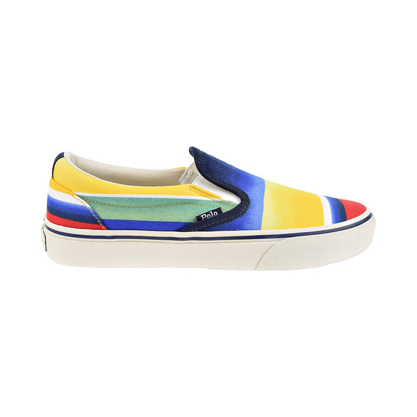 Polo Ralph Lauren Keaton Striped Slip-On Sneaker Men's Shoes Ombre Stripe