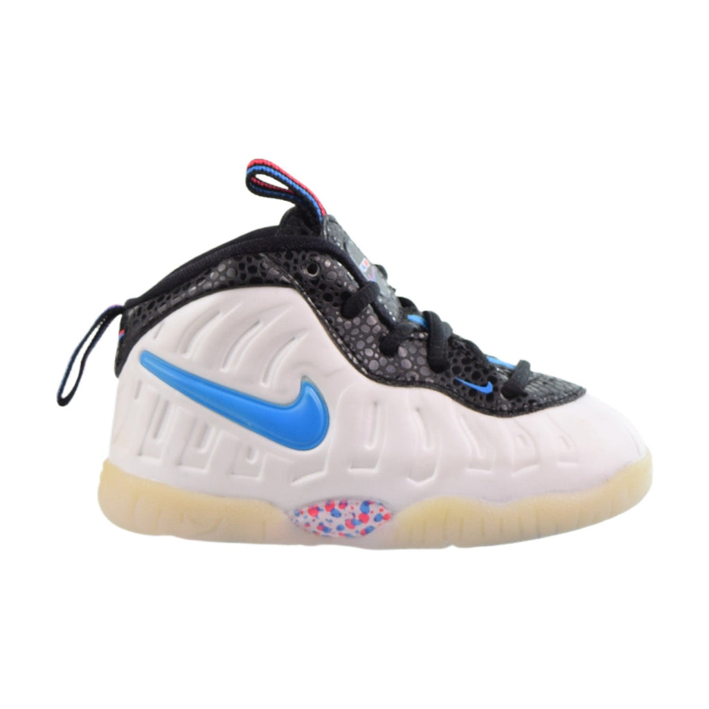 Nike Little Posite Pro '3D Safari' (TD) Toddler Shoes White-Blue Hero-Red Orbit