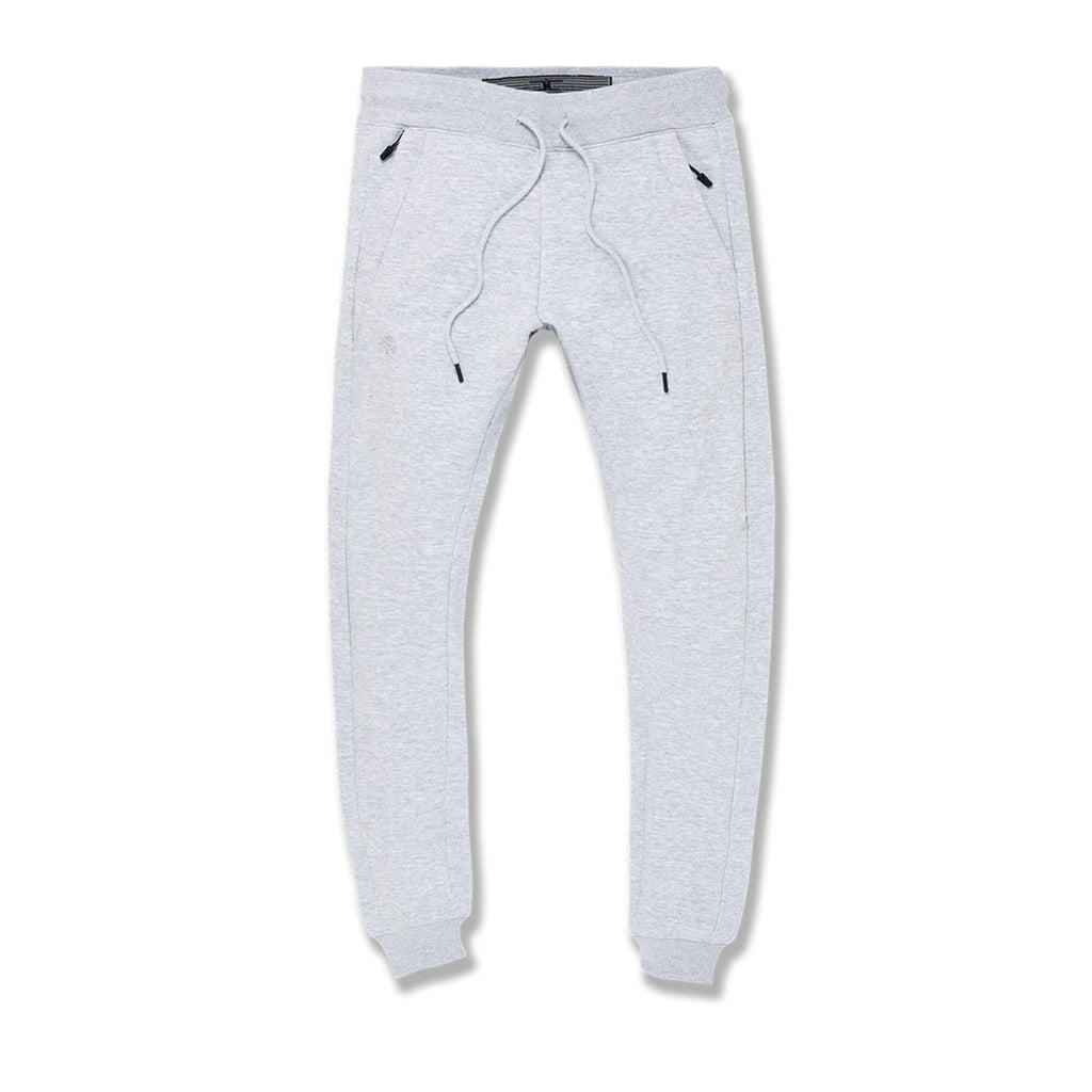 Jordan Craig Men's Uptown Modern Basic Fleece Jogger Sweatpants Heather Grey 8620-hgry (Size M)