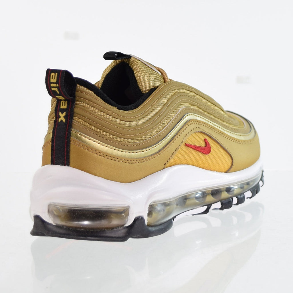 Nike black  and  gold air max 97 trainers youth hotsell