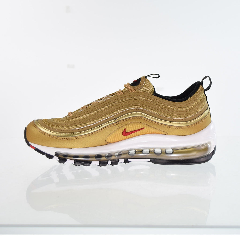 NIKE AIR MAX 97 SE GS METALLIC GOLD outlet BRONZE sneaker shoe youth boy RETRO 4.5