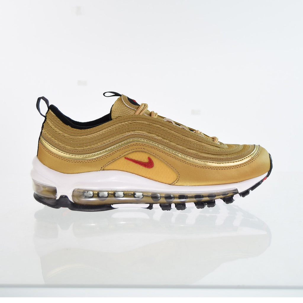 Nike Air Max 97 (GS) Big Kids' Shoes Metallic Gold-Black