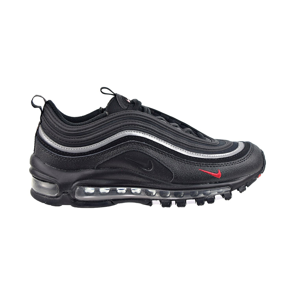 Nike Air Max 97 (GS) Big Kids' Shoes Black/Black-Sport Red-White