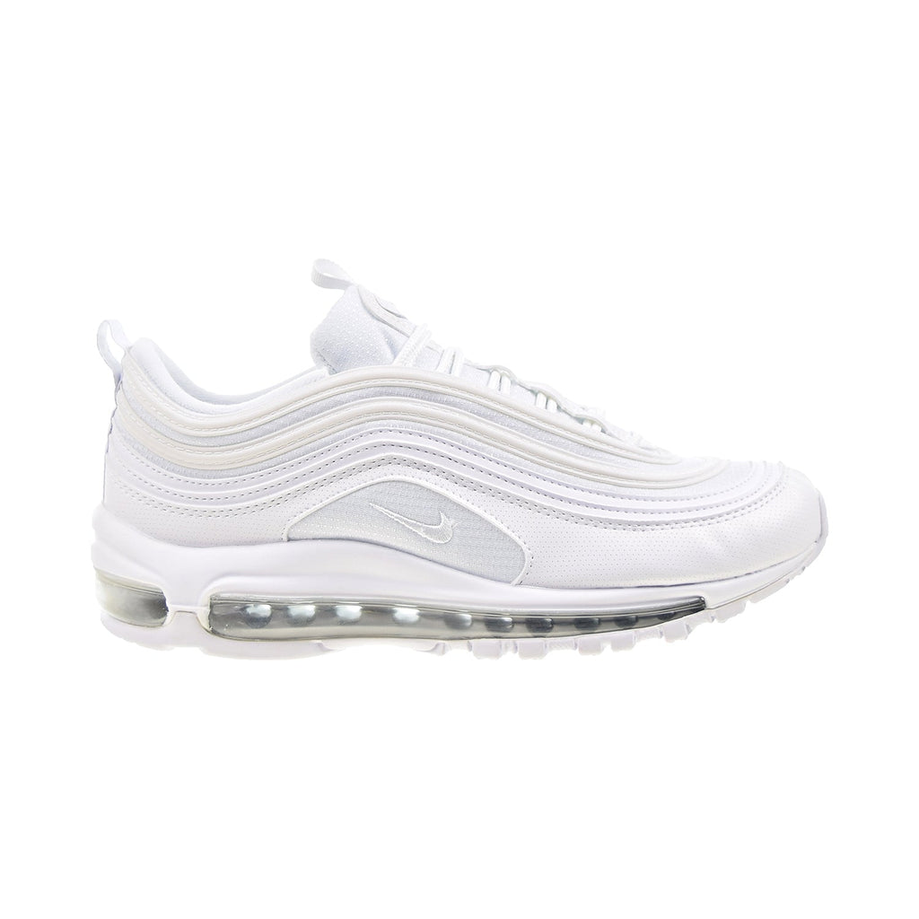 Nike Air Max 97 (GS) Big Kids' Shoes White-Metallic Silver