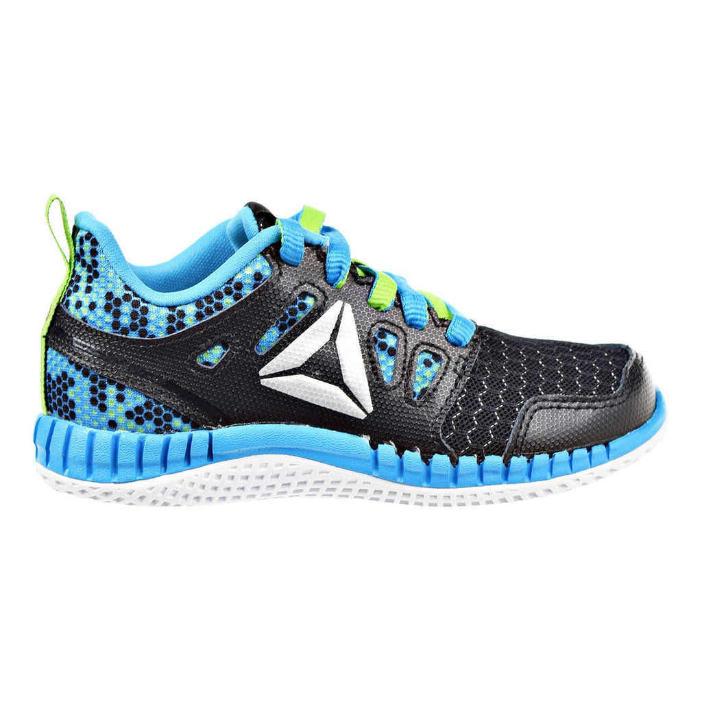 Reebok Zprint 3D MTL Preschool Shoes Black/Green/Blue/Silver