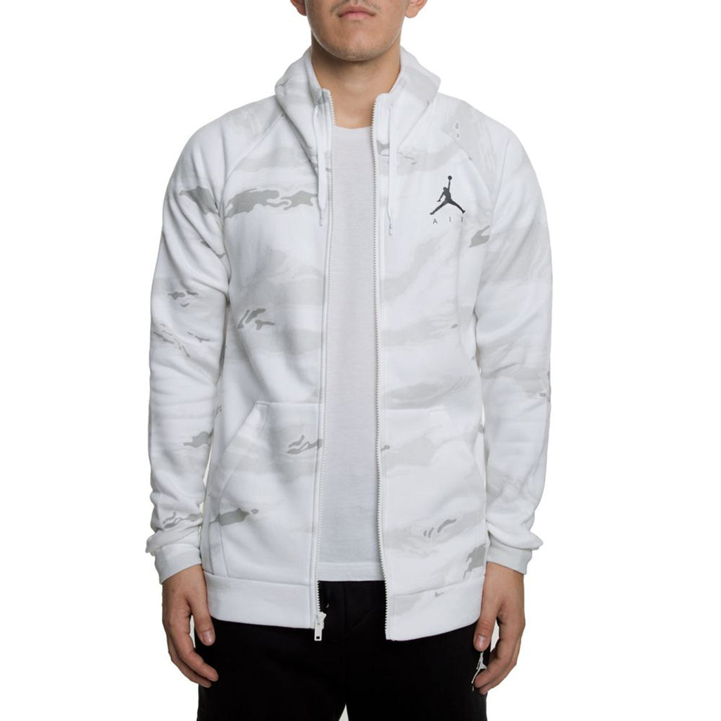 Jordan Jumpman Full Zip Men's Hoodie White-Camouflage