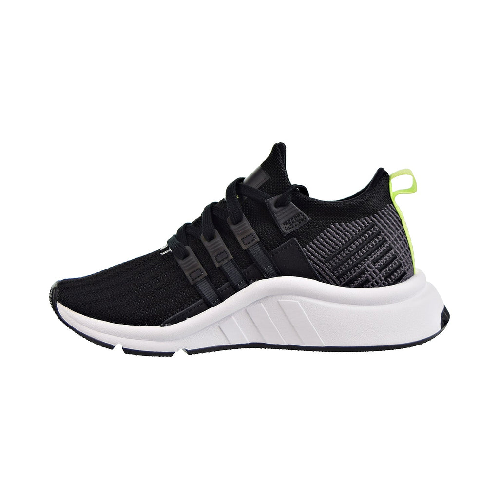 Adidas EQT Support Mid Adv J Big Kids Shoes Core Black Grey Footwear W Sports Plaza NY