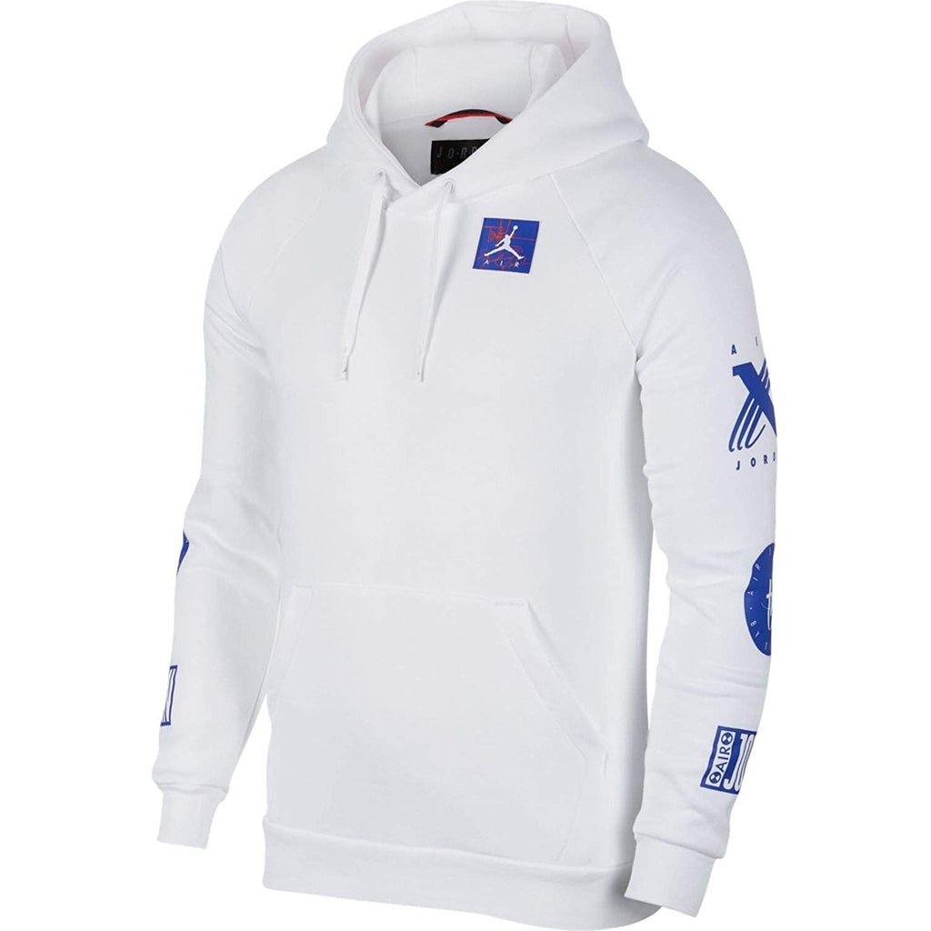 Air Jordan Men's Legacy Tinker Men's Pullover Hoodie White-Hyper Royal