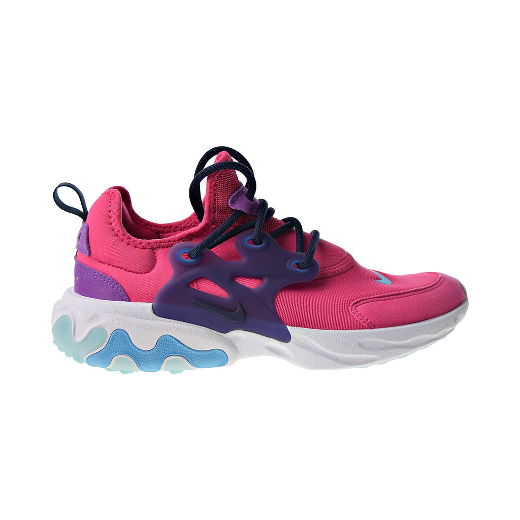 Nike React Presto Big Kids Shoes Watermelon Blue Fury Purple Nebula bq4002 600 Pink