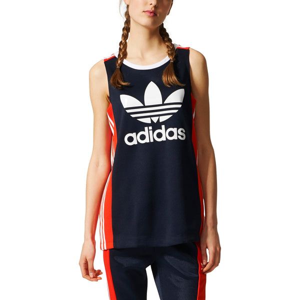 Adidas Women's Originals Osaka AR Tank Top Legend Ink/Orange Red/White