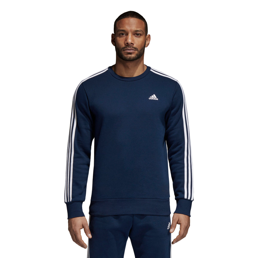 Adidas Men's Training Essentials 3-Stripes Crew Collegiate Navy