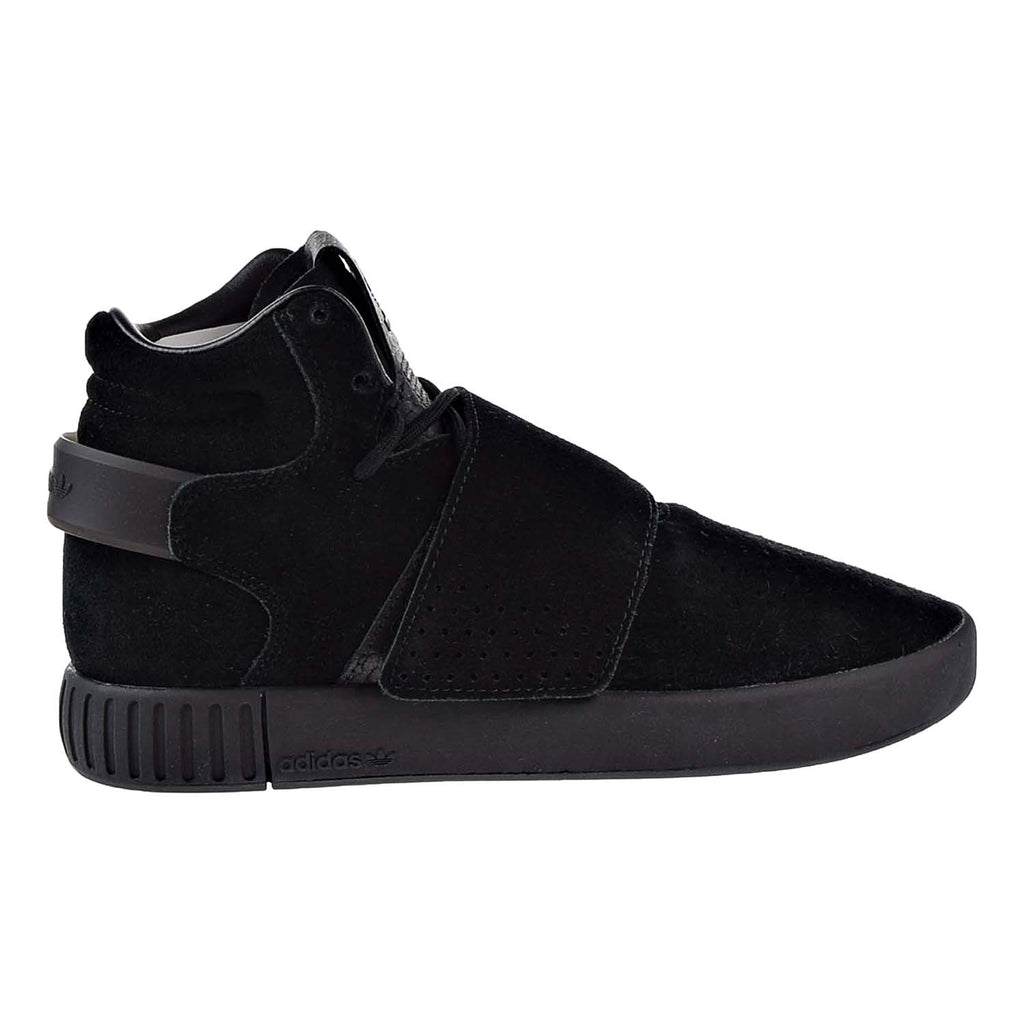 Adidas Tubular Invader Strap Big Kids Style BZ0302 Black Black White 5