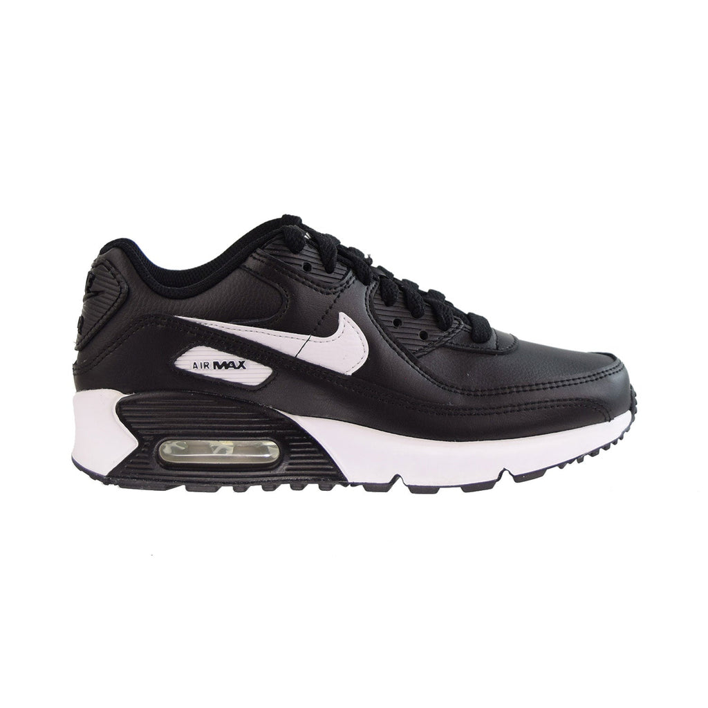 Nike Air Max 90 (GS) Big Kids' Shoes Black-White