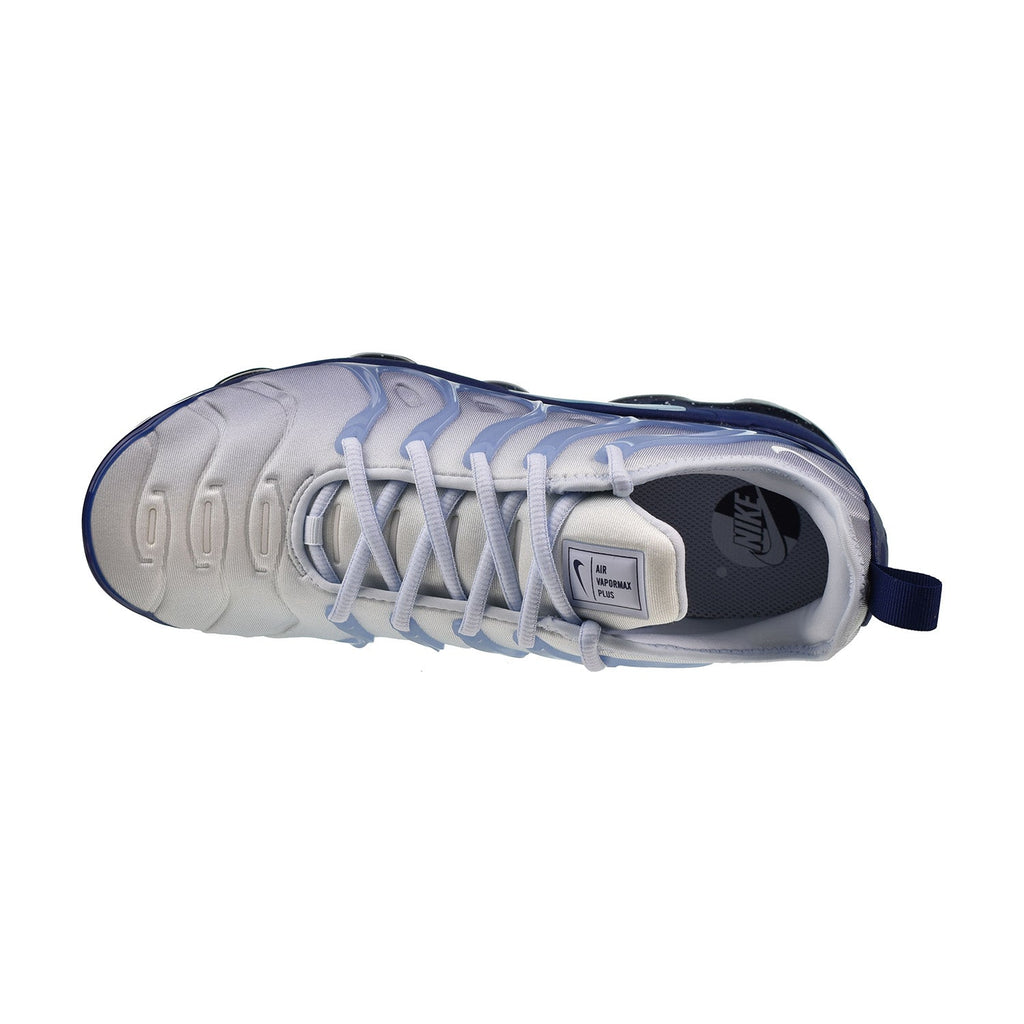 Nike air vapormax plus light blue and white best sale