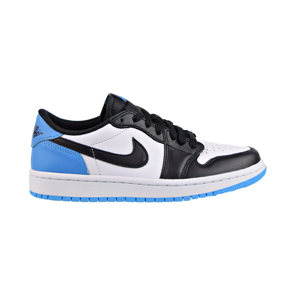  Air Jordan 1 Low Women's Shoes Black-Dark Powder Blue