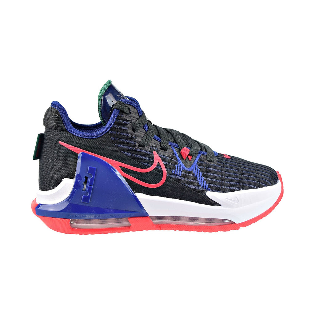 Nike Lebron Witness 6 (GS) Big Kids' Shoes Black-Siren Red-Deep Royal Blue 