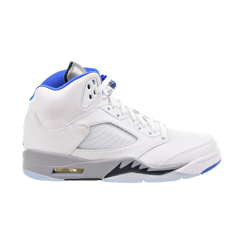 Air Jordan 5 Retro "Stealth 2.0" Men's Shoes White-Hyper Royal-Stealth