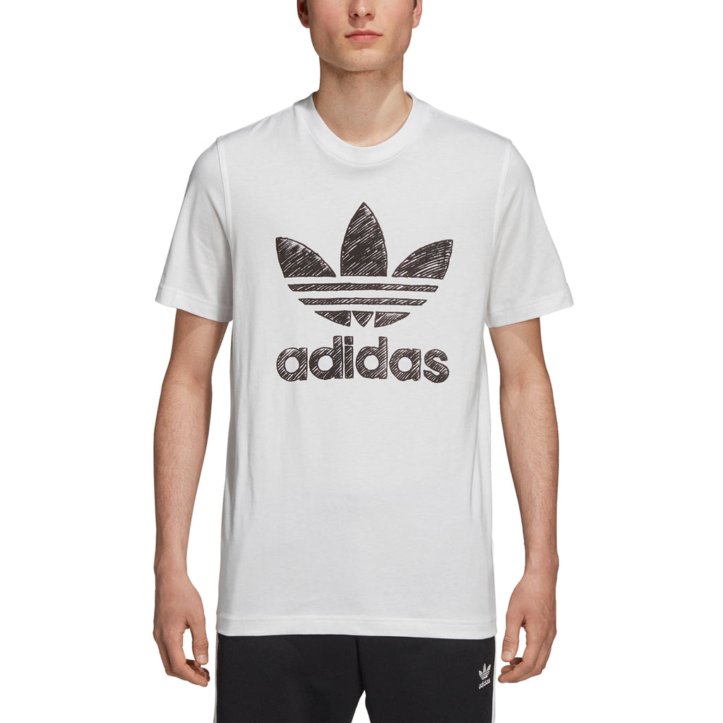 Adidas Men's Originals Hand Drawn Tee White