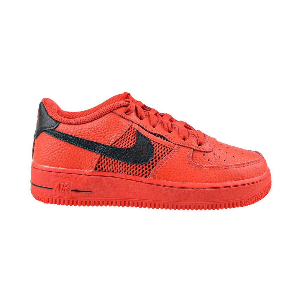 Nike Air Force 1 LV8 (GS) Big Kids' Shoes Habanero Red-White-Black