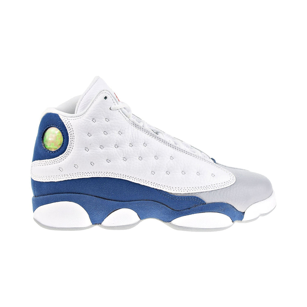 Jordan 13 Retro Big Kids' Shoes French Blue-White-Light Steel