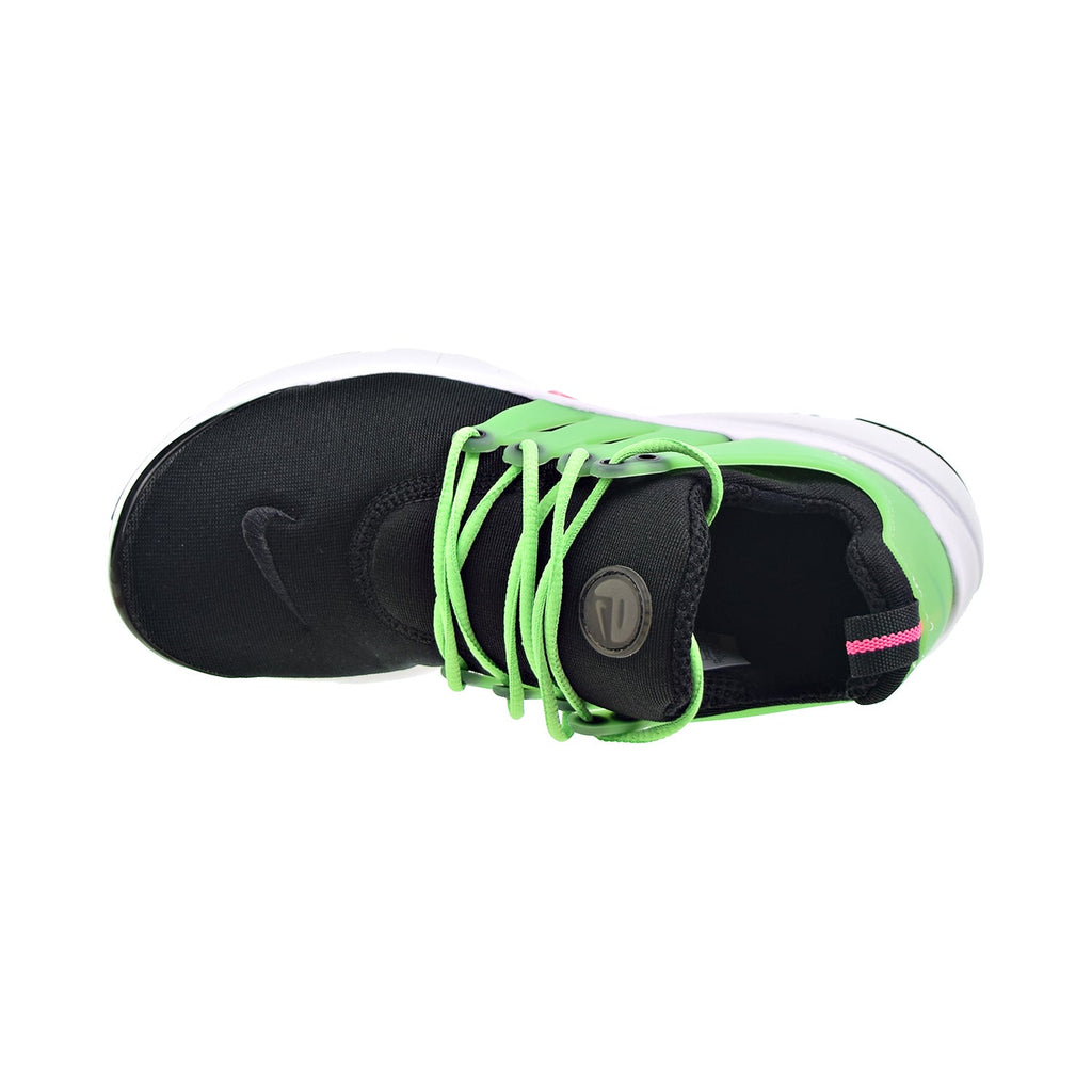 Nike Boys Presto Shoes Black Pink Green Size 04.0