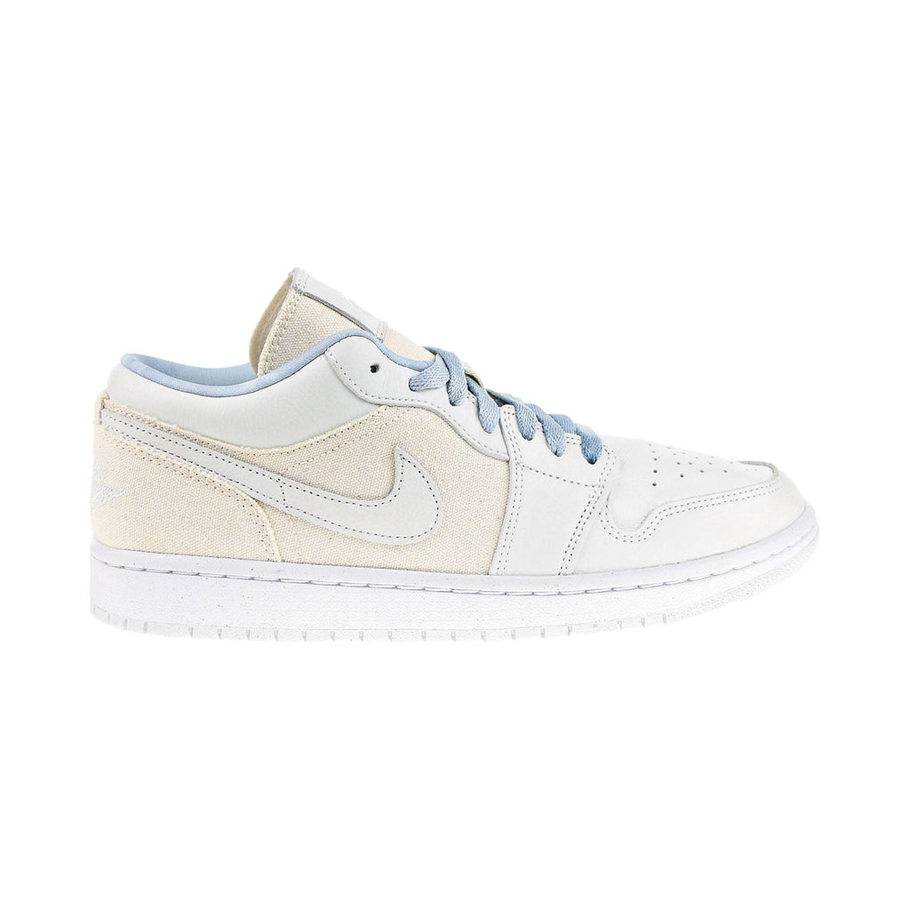 Air Jordan 1 Low Canvas Women's Shoes Iris Whisper-Worn Blue