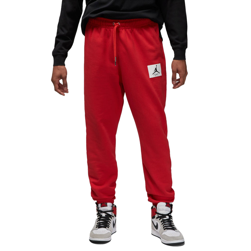 Air Jordan Flight Fleece Logo Men's Sweatpants Fire Red