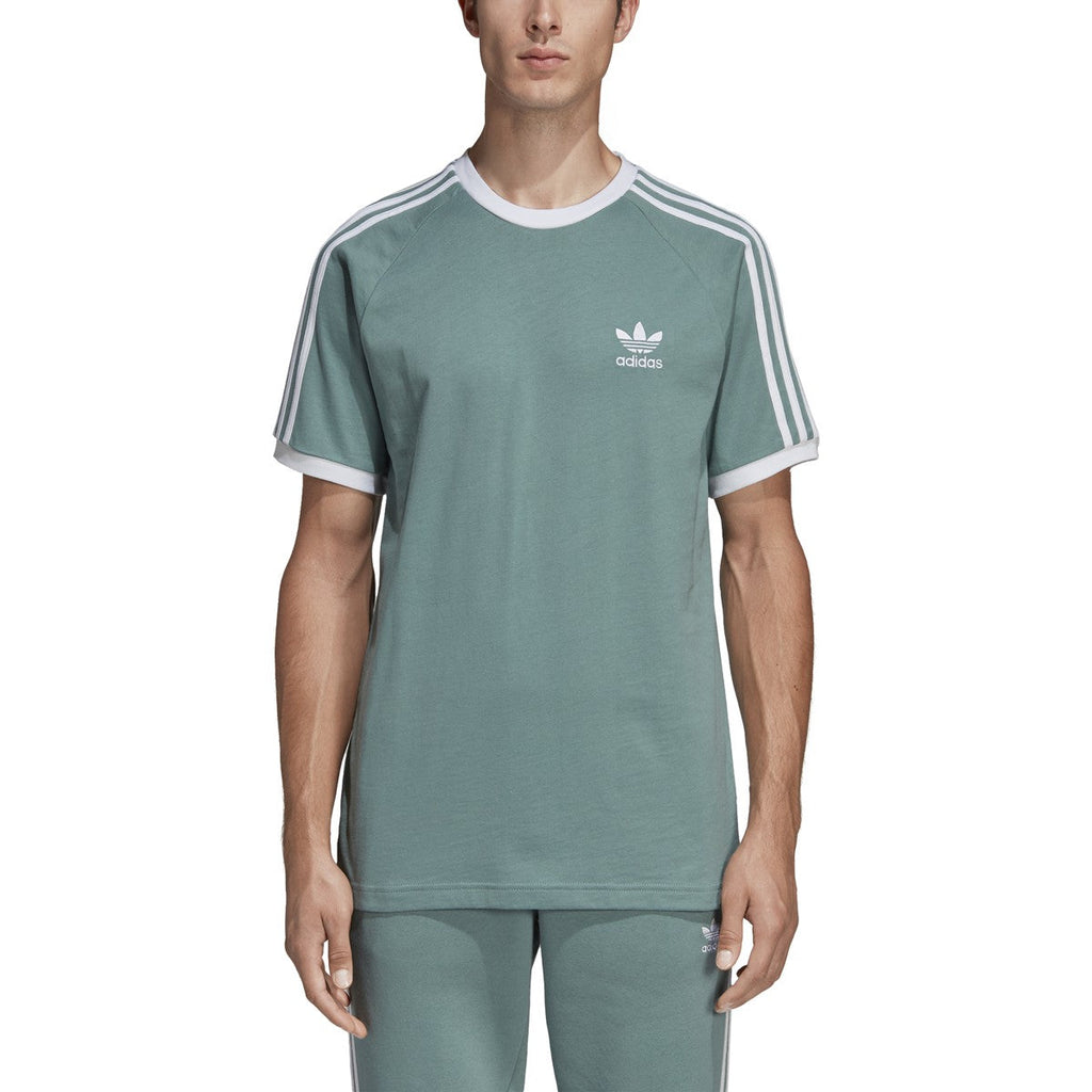 Adidas Men's Originals 3-Stripes Tee Vapour Steel