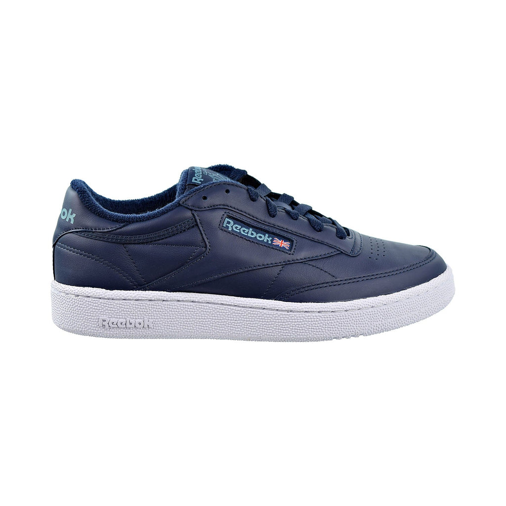 Reebok Club C 85 Mu Men s Shoes Vintage Collegiate Navy White Mineral Mist dv3896 Size 7 Medium Blue