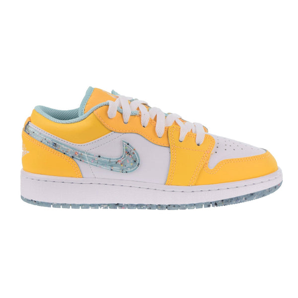 Air Jordan 1 SE (GS) Big Kids' Shoes Citron Pulse-White-Action Green