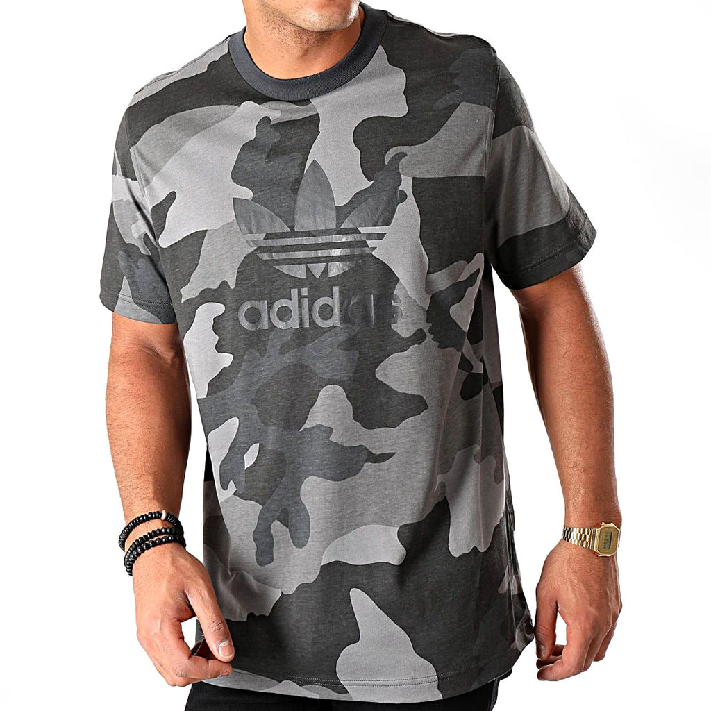 Adidas trefoil camo t shirt online