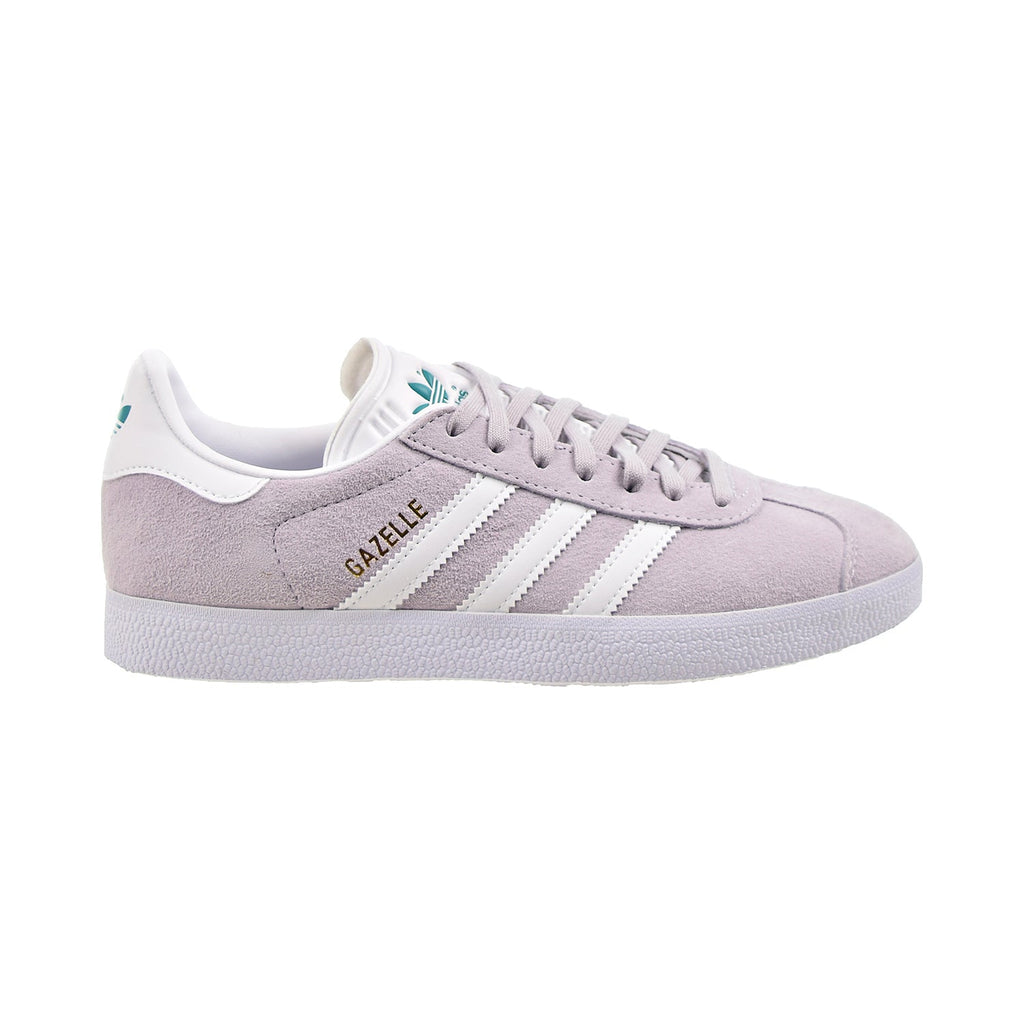 Adidas Gazelle Women's Shoes Purple Tint-Cloud White-Glory Green