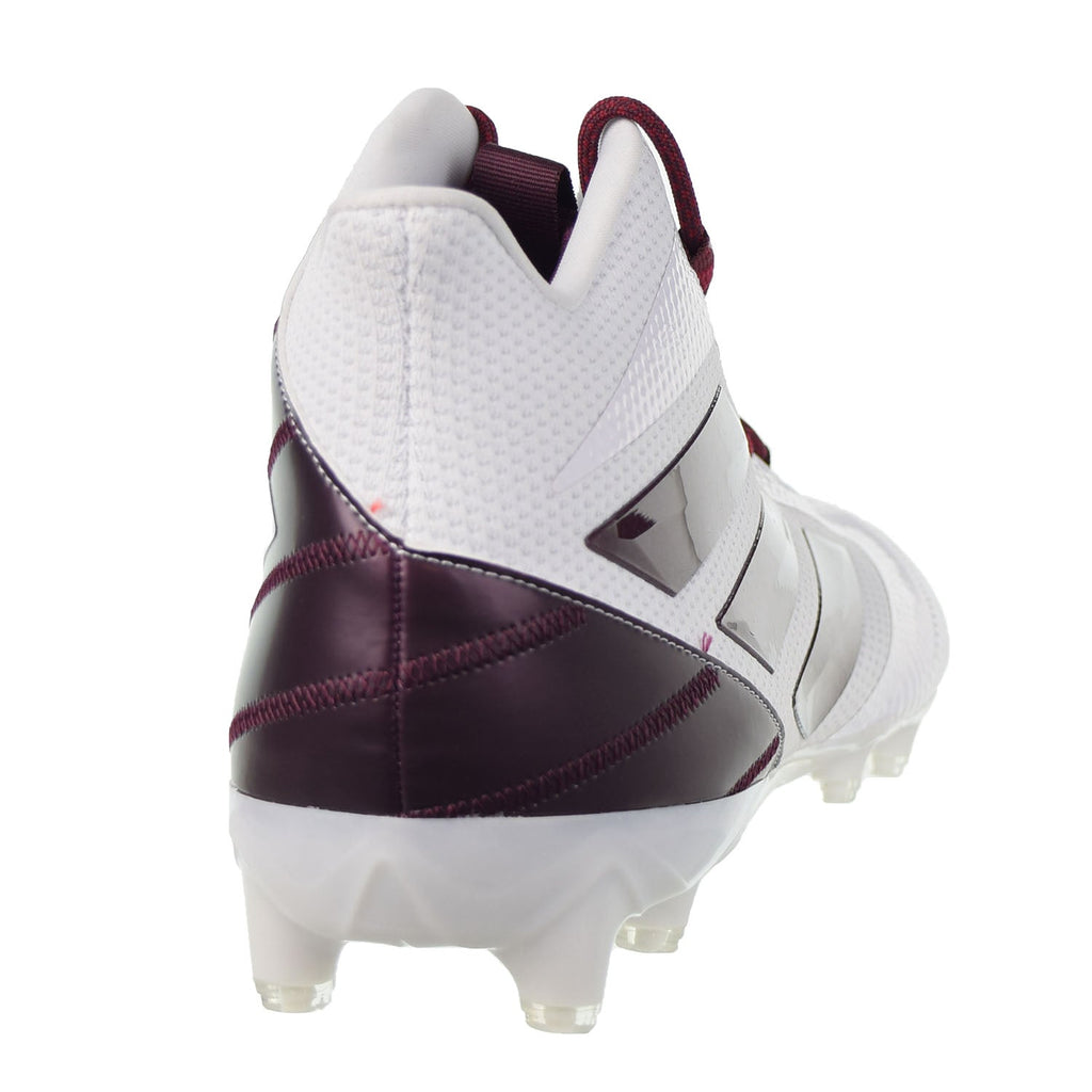 Adidas Freak Carbon Mid Men s Cleats Cloud White Maroon Collegiate Bur Sports Plaza NY